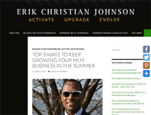 Tablet Screenshot of erikchristianjohnson.com